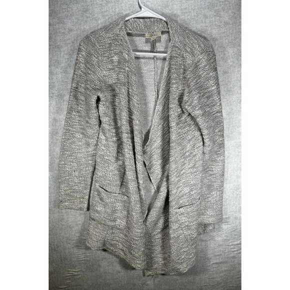 Style & Co Sweater Open-front Cardigan Textured Gray Women’s Size XS - Picture 1 of 7